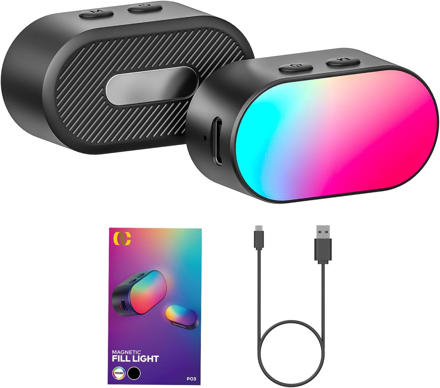 Photography Lighting Accessories - AOCHUAN Mini RGB Magnetyczna Lampka Wypełniająca
