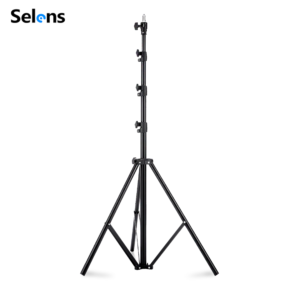 Photography Lighting Softbox - Statyw oświetleniowy Selens 2.2~3.95m z poduszką