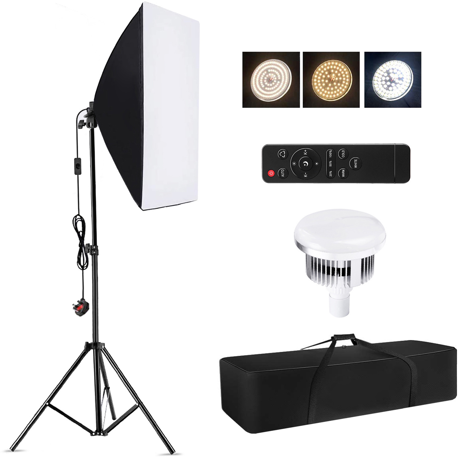 Photography Lighting Set - Zestaw oświetleniowy do fotografii studyjnej Camnoon