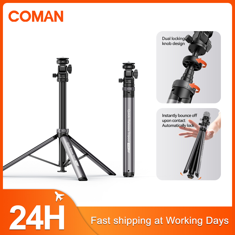 Photography Lighting Softbox - Statyw oświetleniowy COMAN MT68 z szybkozłączką,