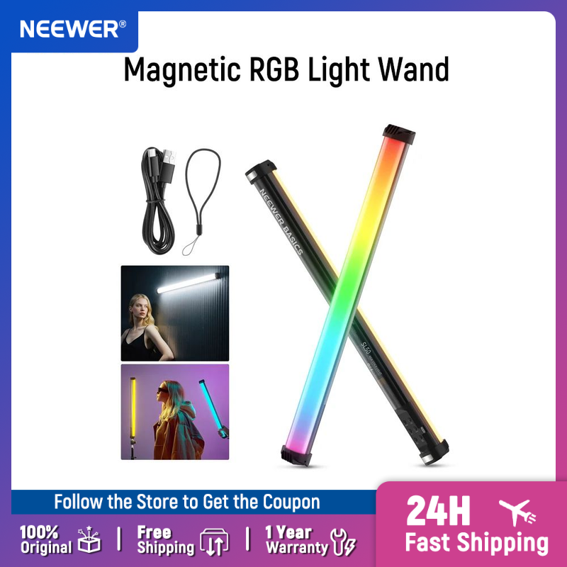 Photography Lighting Basics - NEEWER Basics 21-calowy Magnetyczny RGB Light
