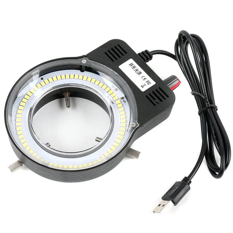 Photography Lighting Continuous - Regulowana lampa pierścieniowa LED USB 70
