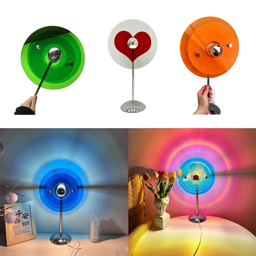 Photography Lighting No Shadows - Lampa stołowa USB Romantyczny projektor światła