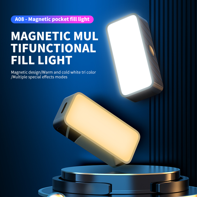 Photography Lighting Effects - Magnetyczne przenośne mini światło wypełniające do