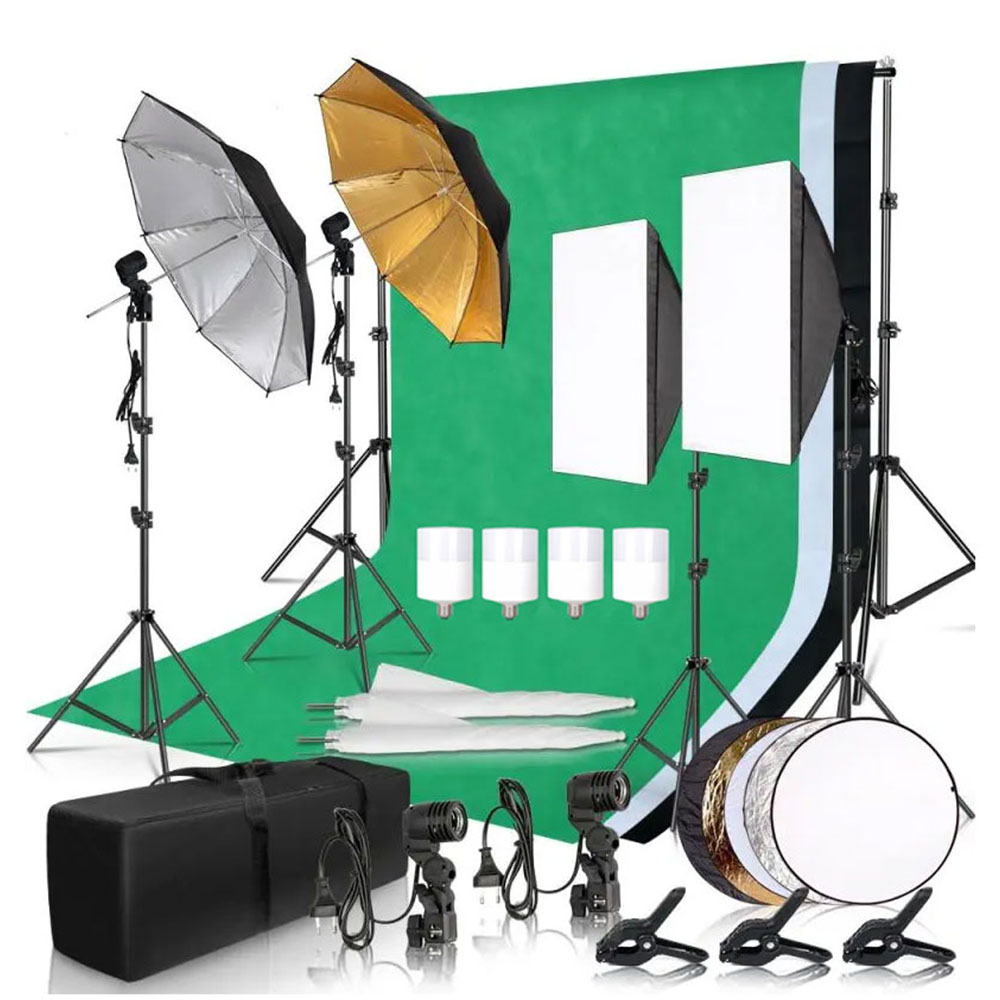 Photography Lighting Set - Zestaw oświetleniowy do studia fotograficznego z