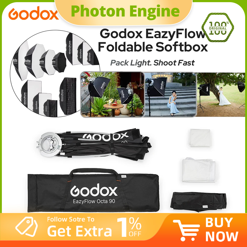 Photography Lighting Product - Seria Godox EazyFlow Składany Softbox z