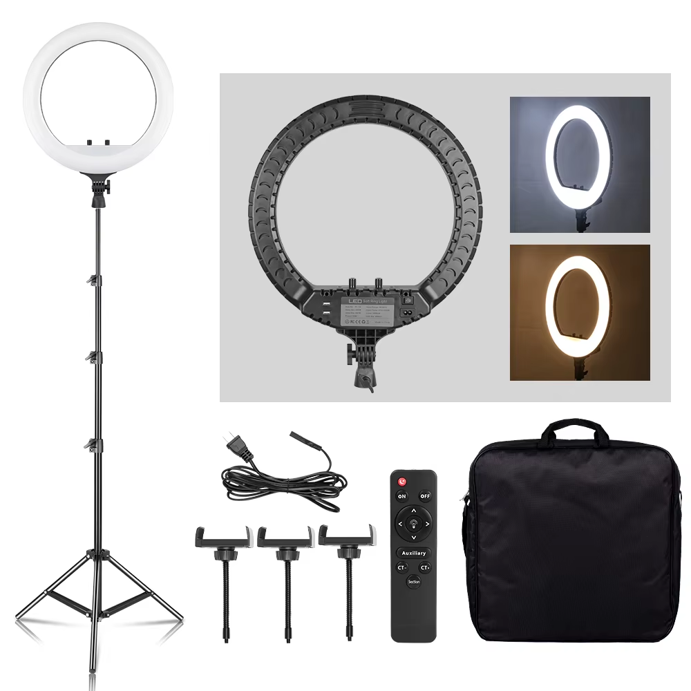 Lampa pierścieniowa LED SH 18  – Photography Lighting Circle recenzja i cena