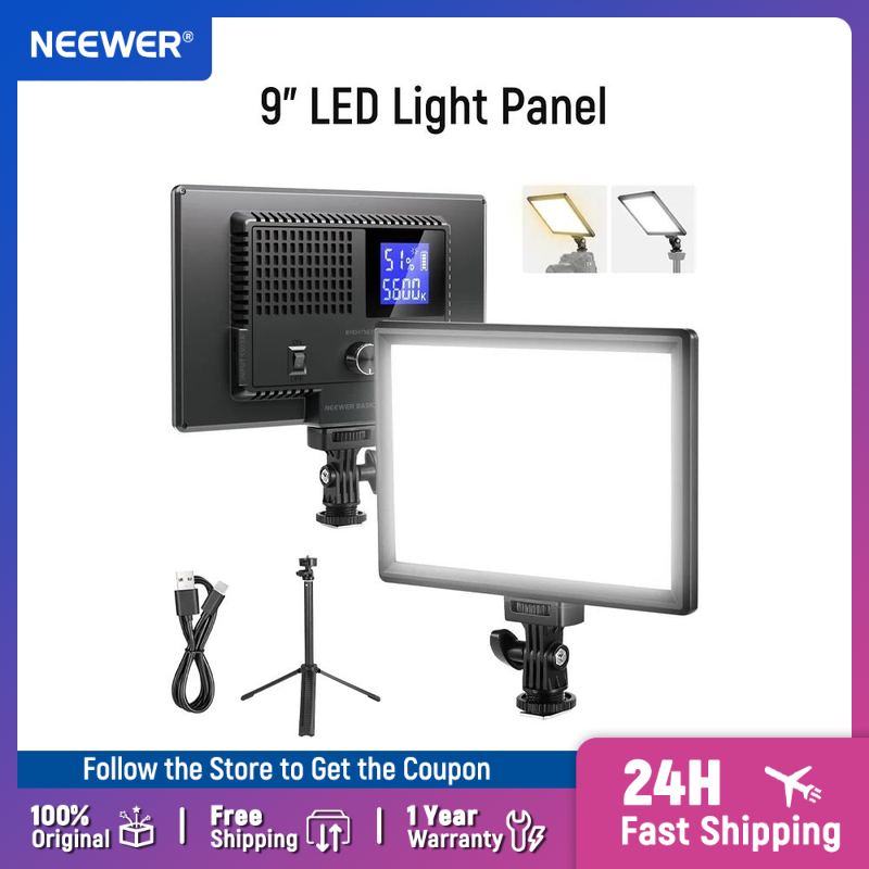 NEEWER Basics 9-calowy panel L – Photography Lighting Basics recenzja i cena