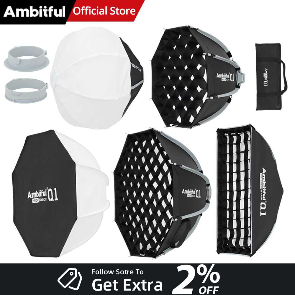 AMBITFUL Q1 Mini Bowens / GODO – Photography Lighting Softbox recenzja i cena