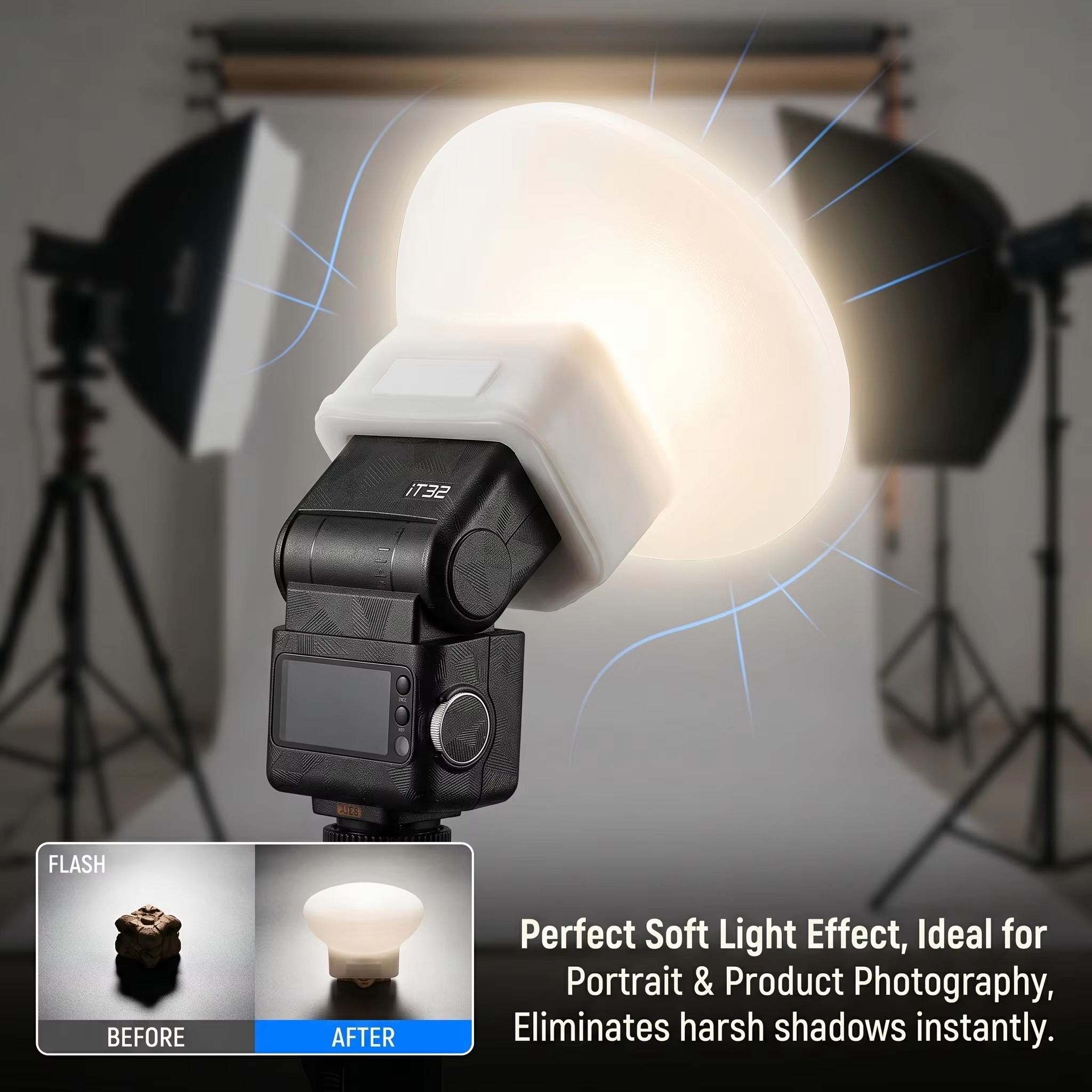 Silikonowa osłona dyfuzora lam – Photography Lighting No Shadows recenzja i cena