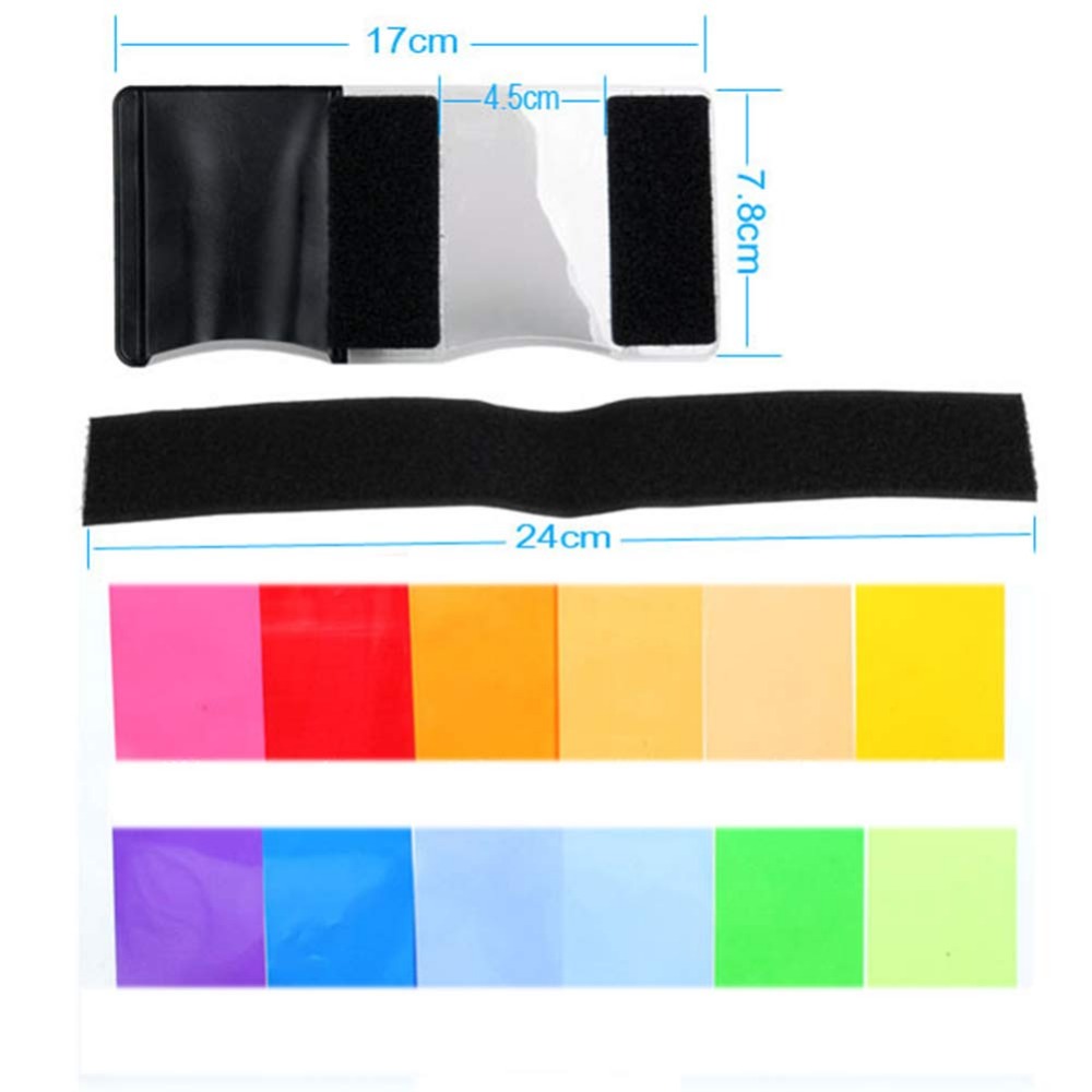 Zestaw 12 Kolorowych Żeli do L – Photography Lighting Product recenzja i cena
