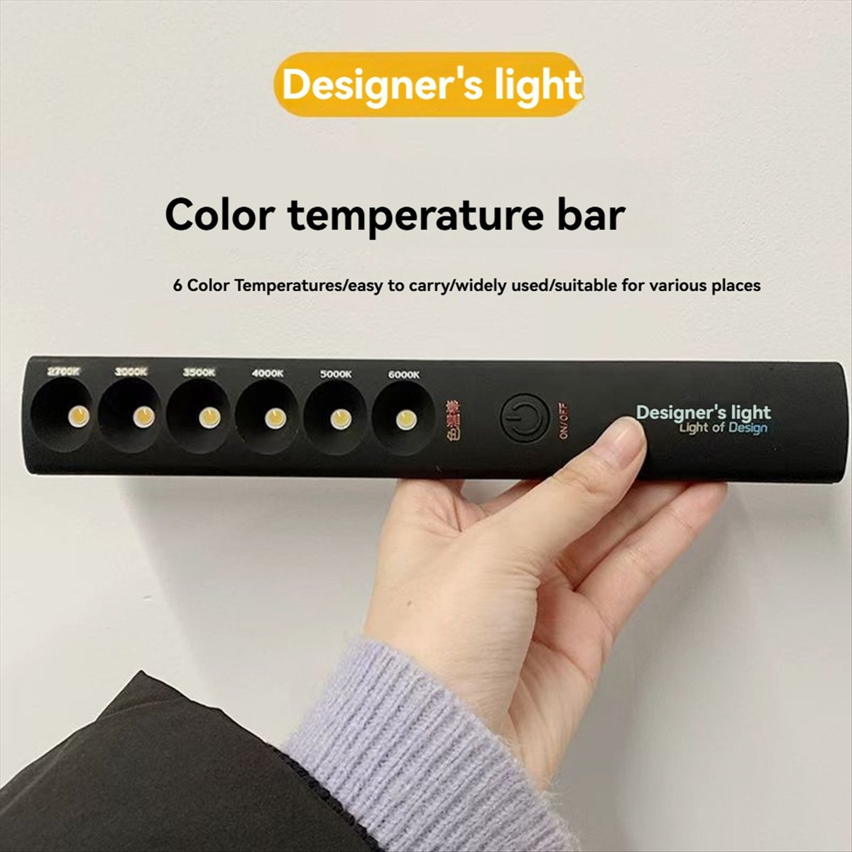 Lampa LED z regulacją temperat – Photography Lighting Wand recenzja i cena