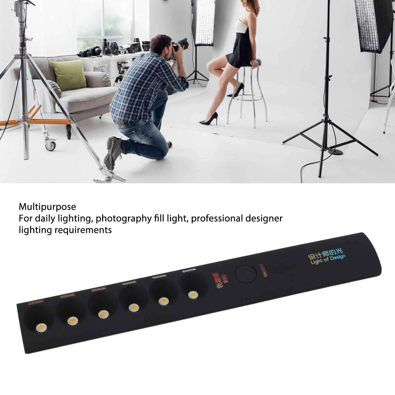 Przenośna lampa wideo typu wan – Photography Lighting Wand recenzja i cena