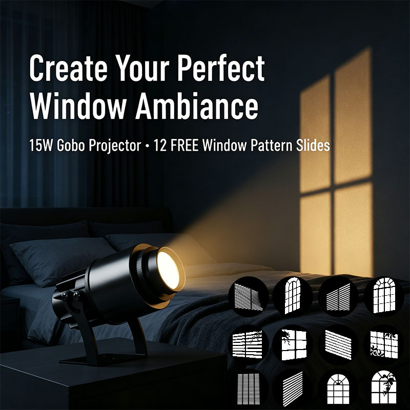 Projektor Gobo z 12 dyskami, l – Photography Lighting No Shadows recenzja i cena