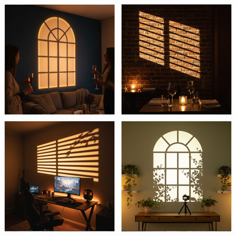 Projektor Gobo z 12 dyskami, l – Photography Lighting No Shadows recenzja i cena