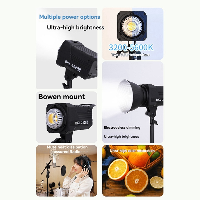 Lampa wideo Bi LED 300W, ciągł – Photography Lighting Accessories recenzja i cena
